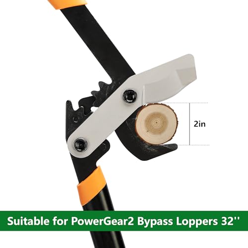 Adnee 3 Pcs SK5 Steel Lopper Replacement Blade-Bypass Lopper Blade for Tree Trimming-Replacement Blades Garden Tools Fit for PowerGear2 3 Pcs-silver