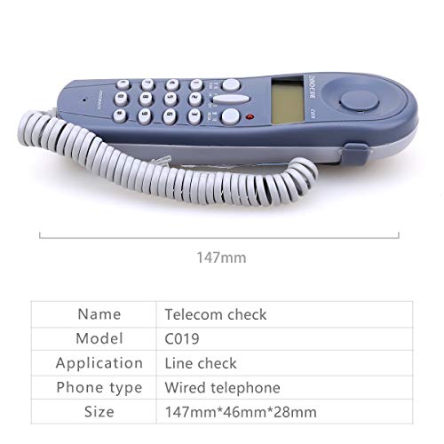 Telecom Check Telephone Line Dedicated Check Line Survey Line Machine Chino-E C019 Tester to Alligator Clip Set Equipment Small