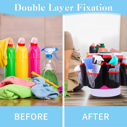 Portable Bucket Cleaning Tool Organizer,5 Gallon Bucket Holder