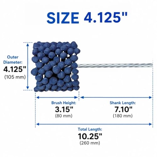 4.125 in (105mm) Cylinder Hone, 240 Grit Silicon Carbide Ball Hone 4.125'' (105mm)