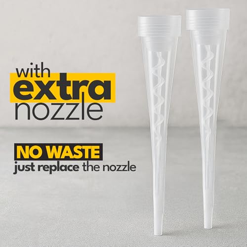 Construction Adhesive - Fast Curing Anchoring Adhesive + Extra Nozzle
