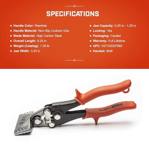 Crescent WISS Hand Seamer, 3 in. Straight Ha