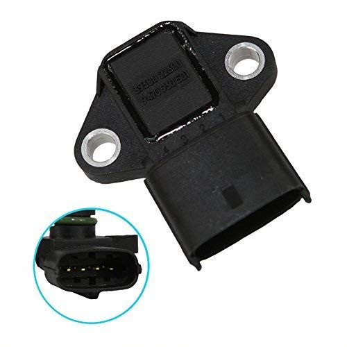 39300-38110 39300-22600 MAP Sensor Fit for Hyundai Elantra Accent 2001-2012, Tiburon 2003-2008, Rio 2006-2010, 3930038110 3930022600 9470930501 550394 AS196