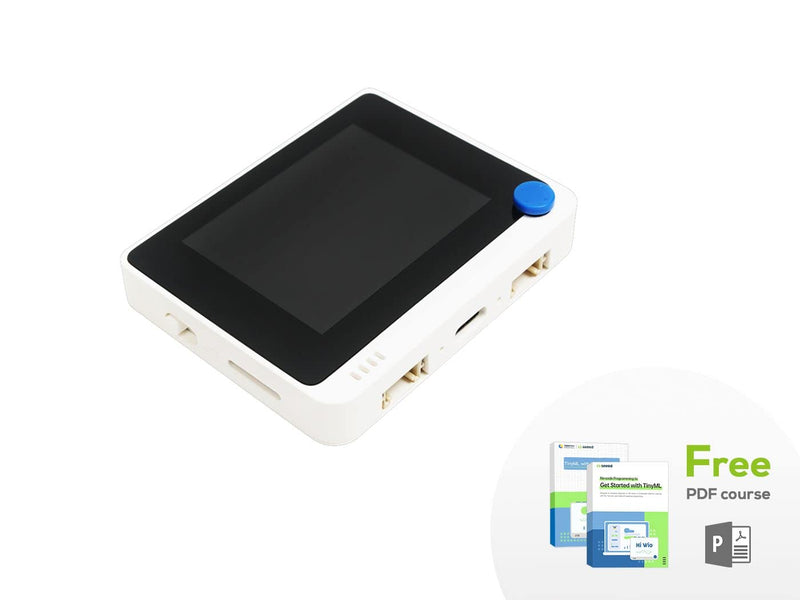 Seeed Studio Wio Terminal ATSAMD51 Core with Realtek RTL8720DN BLE5.0 Dev Board, Wireless Microcontroller Python Terminal Device Compatible with Raspberry Pi for Arduino, Micropython, and TinyML.