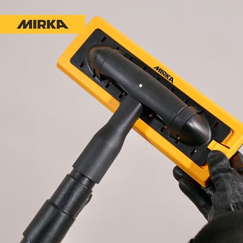 Mirka DecoSander 3×9 in Sanding Pad – Rectangular Grip Backing Plate for Wall & Ceiling Sanding, Precision Corner & Detail Sanding, Dust-Ready Compatible