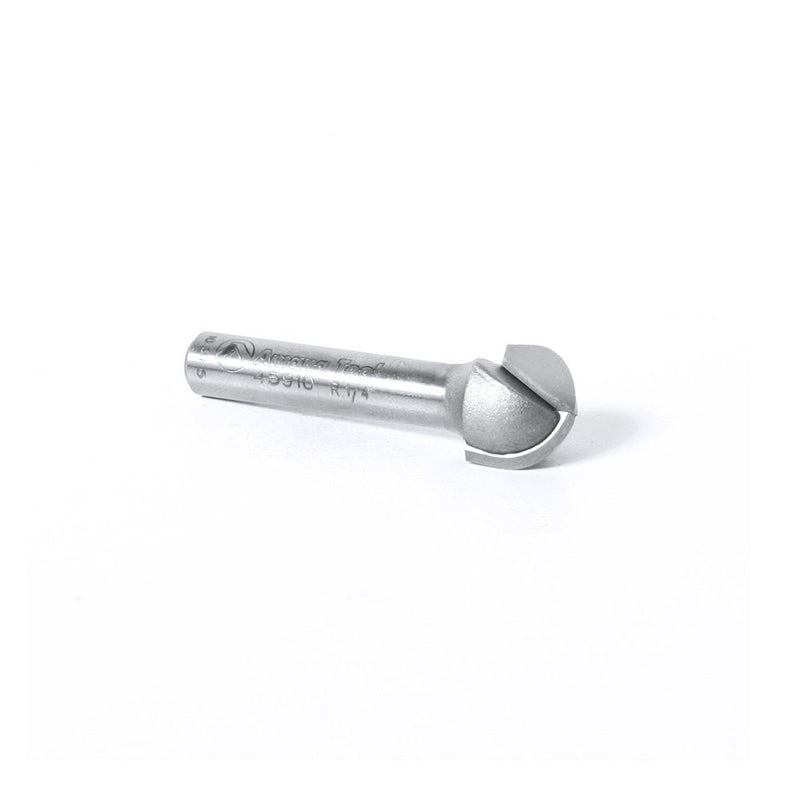 Amana Tool - 45910 Carbide Tipped Core Box 1/4 Radius x 1/2 Dia x 3/8 x 1/4" Shank
