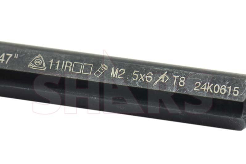 Shars 3/8" x 4" RH Internal Indexable Threading Boring Bar 404-2220 P] 3/8" x 4" Right Hand