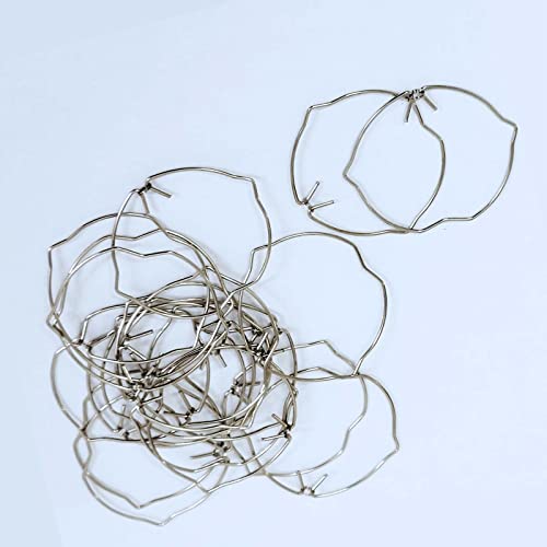 50pcs Lamp Retaining Spring Clip Ring Compatible with 50mm MR16 GU10 Spot Light Downlight (50) 50