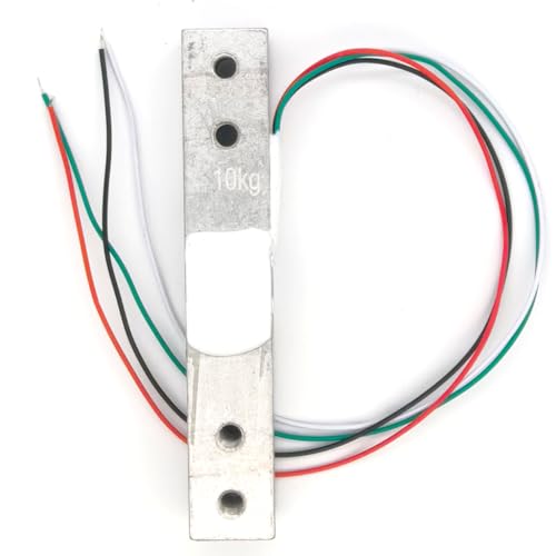 10Kg Straight Bar Load Cell with Hook – 4-Wire Strain Gauge Sensor