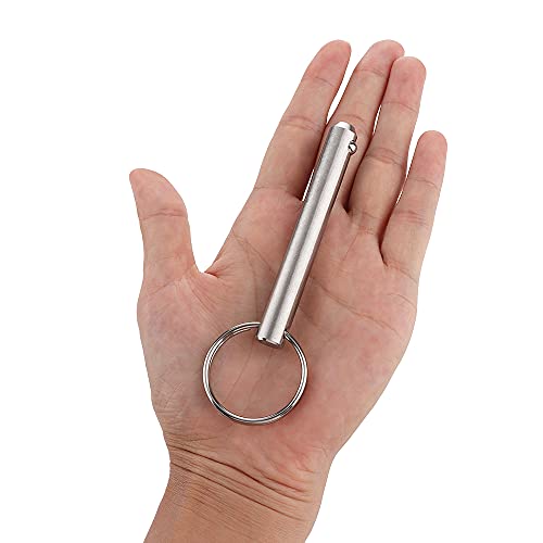 4 Pcs Long Quick Release Pin, Diameter 3/8"(9.5mm), Usable Length 2.4"(61mm), Overall Length 3"(76mm), Full 316 Stainless Steel, Bimini Top Pin, Marine Hardware