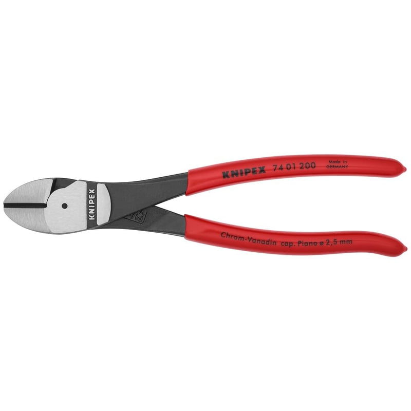 KNIPEX Tools 74 01 200 SBA 8-Inch High Leverage Diagonal Cutters