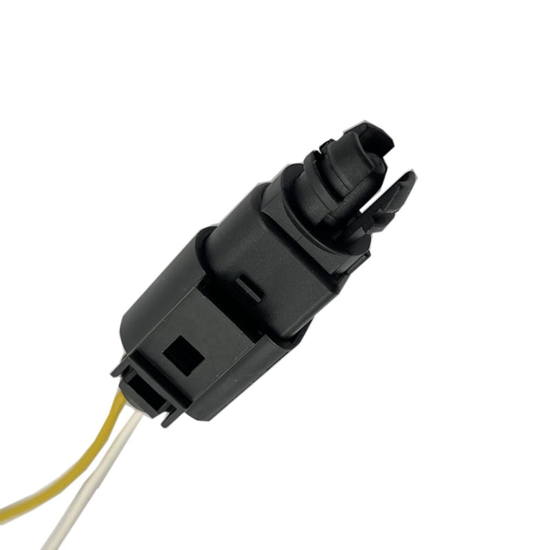  [AUSTRALIA] - FainWan Ambient Air Temperature Sensor with 2-pin Connector Plug Wiring Harness Pigtail Compatible with CC Golf Passat Tiguan A3 A4
