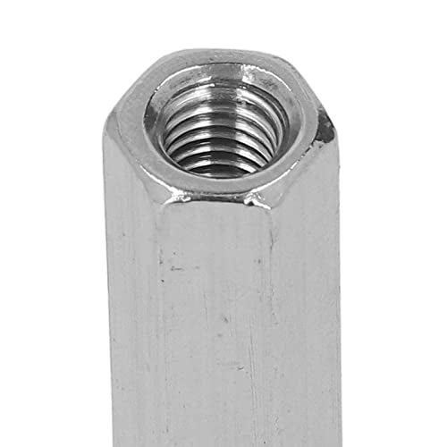 5 Pcs Hex Coupling Nut M8x1.25 75mm Length, 304 Stainless Steel Hex Connection Nuts, Wide Purpose for Bolts Studs Machine Screws, Indoor Outdoor Use