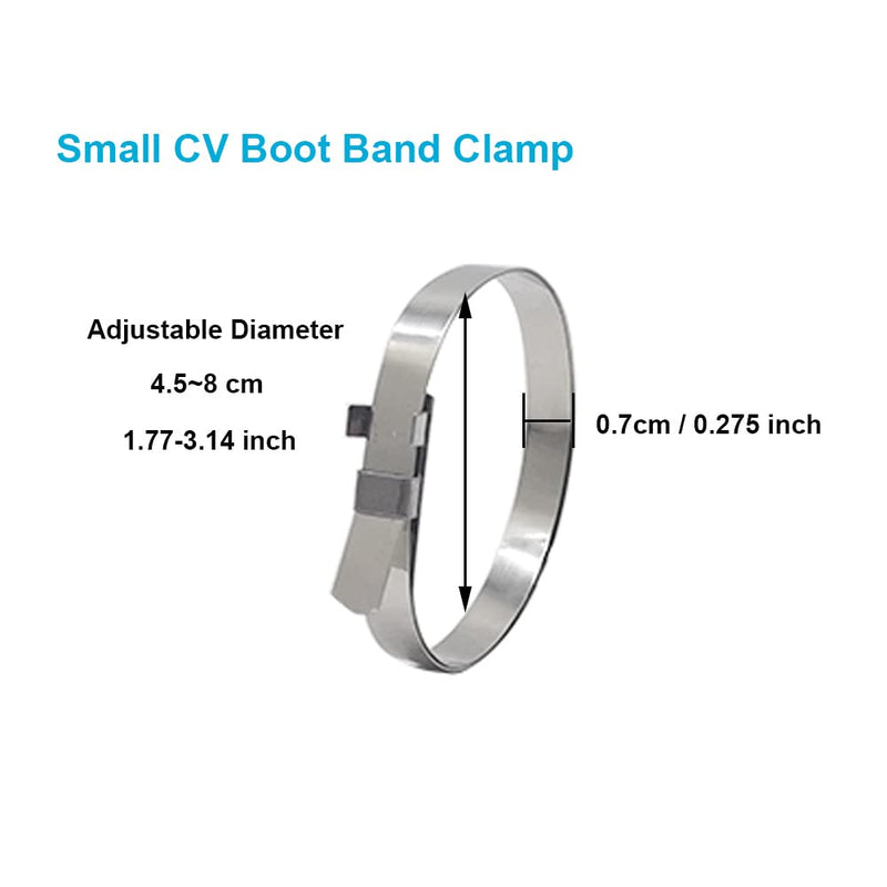 CV Joint Banding Boot Axle Clamp Tool with Universal Adjustable Drive Shaft CV Boot Band Clamps, Automotive CV Boot Clamp Pliers Axle Boot Clamps 13Pcs for Most Cars