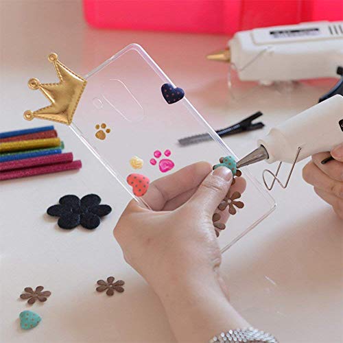 12 Color Hot Glue Gun Sticks 7 mm By 10 cm Mini Glue Sticks Hot Melt Glue Sticks Mini Glitter for DIY Art Craft, 60 Pack