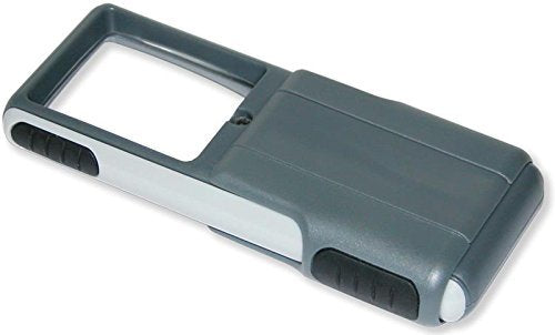 Carson MiniBrite 3x Power LED Lighted Slide-Out Magnifier with Protective Sleeve for Reading, Hobby, Crafts, Inspection and Tasks - Set of 4 Pack of 4