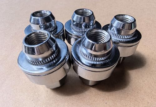 Wheel Lug Nuts 90942-01111 Replacement for Lexus LS460 2007-2017, LC500 LC500h 2018-2020, LS600h 2008-2016 (5 PCS) 5 PCS