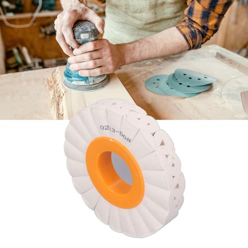 Buffing Wheel for Drill, Polishing Pad 5.91in OD 2in ID 0.79in Thick, Cotton Cloth Abrasive Wheel for Bench Grinder (150mm OD 50mm ID 20mm Thick)