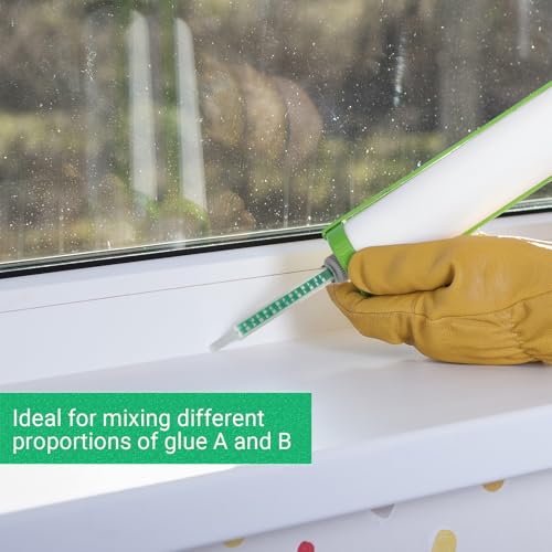 Mixing Nozzles Adhesive Cartridges Tip, 20 PCS, 50ml