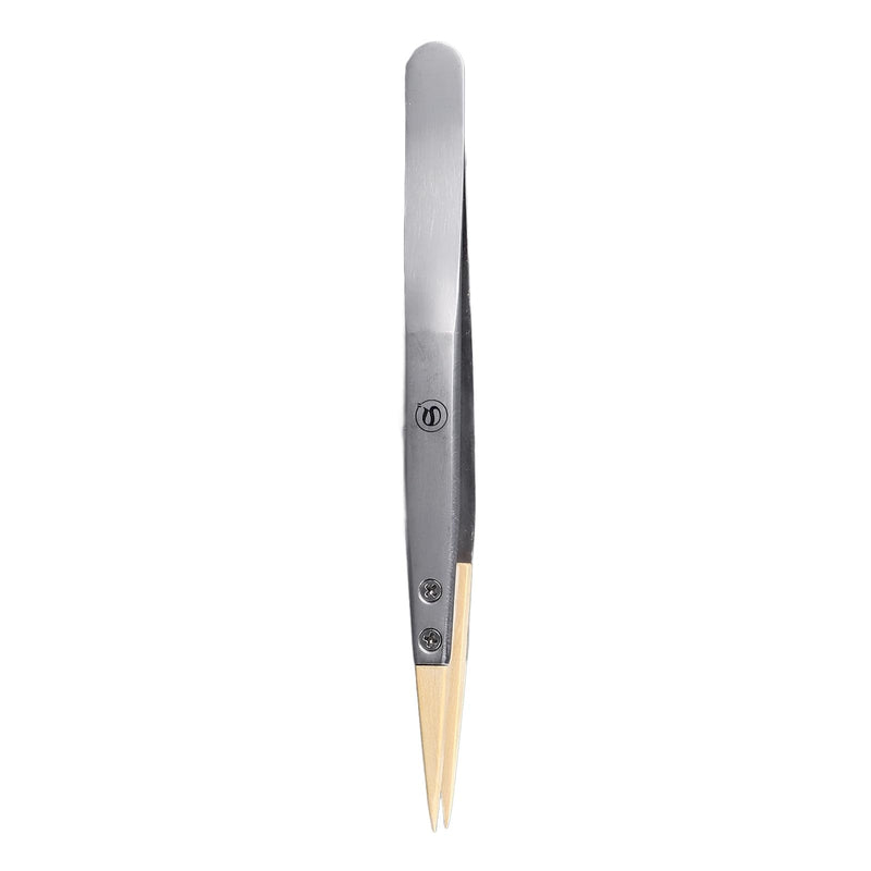 Ultra Precision Tweezers Antimagnetic Tweezers Precision Ultra Tweezers with Wooden Tips Watch Repair Tool 27 Size