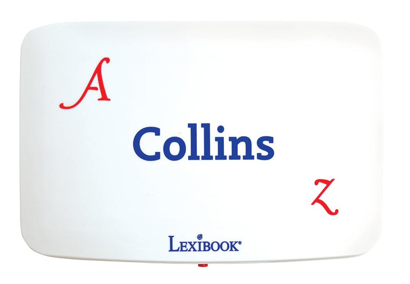 LEXiBOOK - The Collins English Dictionary, 13th Edition - Electronic Dictionary, Definitions, Thesaurus, Conjugation, Phonetic Spellchecker, Crossword Solver, with Battery, Blue/White, D850EN