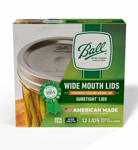 Ball Wide Mouth Canning Lids 4 Dozen or 48 Lids Total