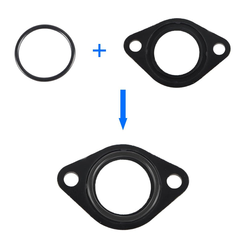 26mm Carburetor Gaskets Intake Manifold Gasket for VM22 110cc 125cc 140cc 150cc 196cc 212cc Pit Bike Dirt Bike Motorcycle Quad ATV Go Kart Buggy Honda Lifan YX Zongshen Apollo Atomic CRF70