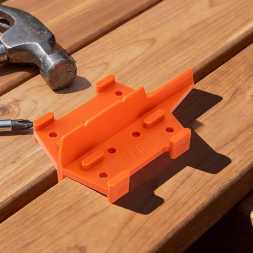  [AUSTRALIA] - 6 Pcs ABS Deck Board Spacer, 1/8 and 3/16 Inch Deck Board Spacing Tool 6 Pcs