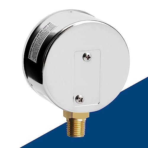 SENCTRL 0-5 Psi Low Pressure Gauge, 1/4" NPT Lower Mount 0-138.5inH2O