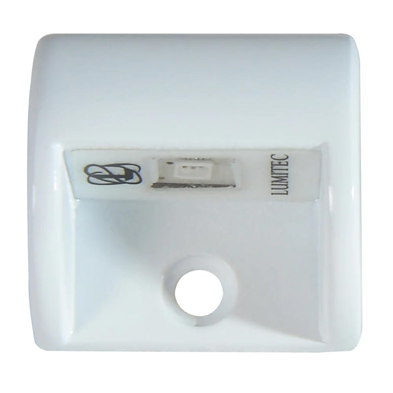 Lumitec Andros Courtesy / Accent Light, Indirect 180 Degree Light White Case 1x1-Square Inch Red Light