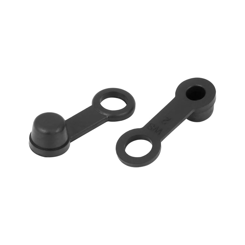 F FIERCE CYCLE 2Pcs M8x1.25mm Banjo Bolt Bleeder Screw with Cap for Motorcycle Brake Master Cylinder