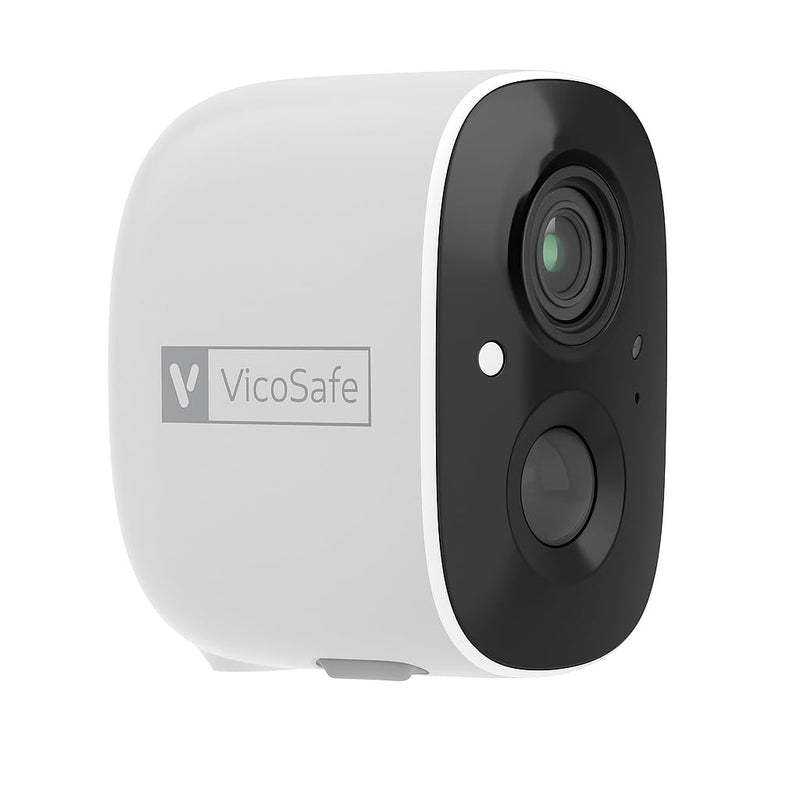 VicoHome CG6 Outdoor Security Camera Wireless, 2K Color Night Vision, AI Motion Detection, 2-Way Talk, Battery-Powered WiFi, IP65 Weatherproof, Spotlight Siren Alarm, Free Cloud/SD Storage White