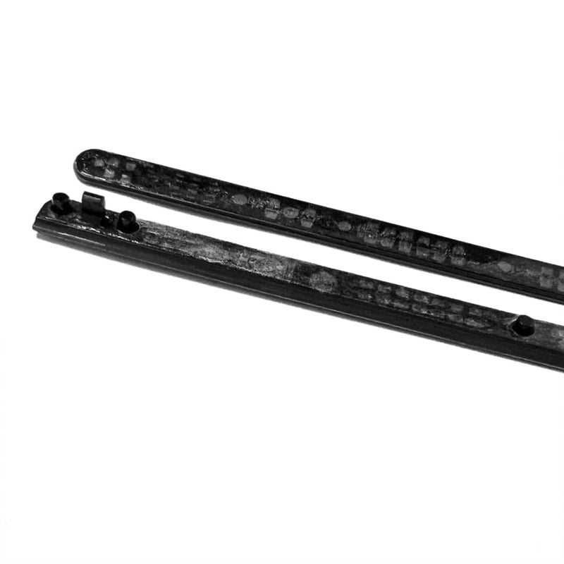 2pcs Laptop Bottom Cover Rubber Non-Slip Bumper Foot Feet Pad Replacement for Dell Latitude 7400 Rubber Strip Laptop Bottom Shell Cover Foot Pad Black Rubb-er Feet