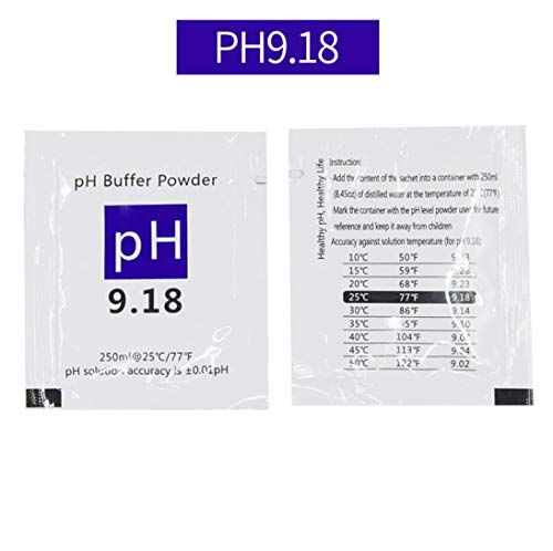 DuvinDD 15 Pack pH Meter Buffer Solution Powder for Precise pH of pH Meter, Calibration Powder Solution 4.00/6.86/9.18