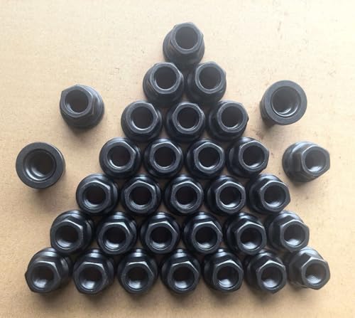 32pcs M14*2 Factory Style Open-end Flange Flat Lug Nuts 611-196 Replacement for 1999-2002 Ford F-250 F-350 F-450 F-550 F53 Super Duty (32) 32