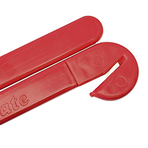 Pouchmate Food Bag Opener with Magnet Red (3 pack)