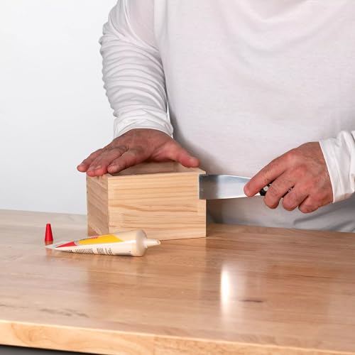 Tinted Wood Filler - White, 90 ml