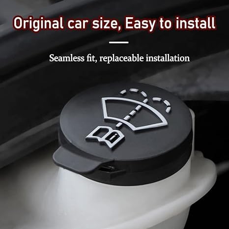 Windshield Wiper Washer Fluid Reservoir Tank Bottle Cap, Replacement for GMC Chevrolet Cadillac Buick - OEM#: 12767700, 13227300 (2 PACKS)