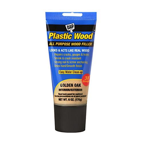  [AUSTRALIA] - DAP Plastic Wood Filler Bundle - All Purpose 6 Oz White & Gold Oak 6 oz