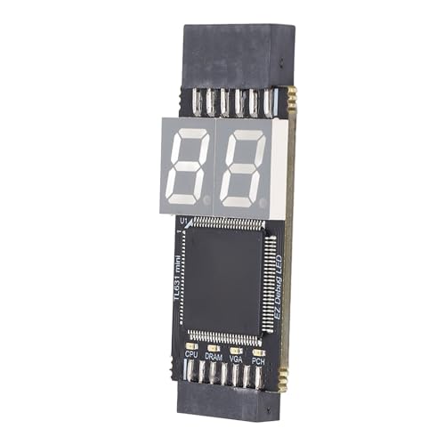 ViaGasaFamido TL631 Mini Motherboard Diagnostic Card PCI Debug Card Kit with LPC Port Tester for PC Computer Motherboard Analyzer Connection Cable Ribbon Cables