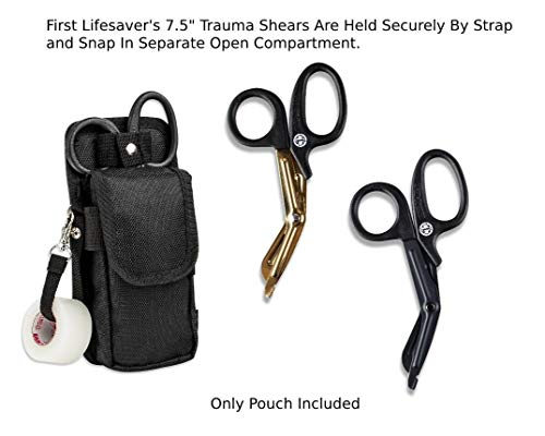 First Lifesaver Trauma Shears Holster with Tactical EMT Belt Tool Pouch
