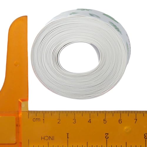 1.5inch x 10.5Feet Caulk Tape,Bathroom Adhesive Seam Stickers,Cute Pattern Seam Stickers,Self-Adhesive Caulking Sealing Tape,for Countertop,Sink,Bathroom,Toilet,Bathtub Floor
