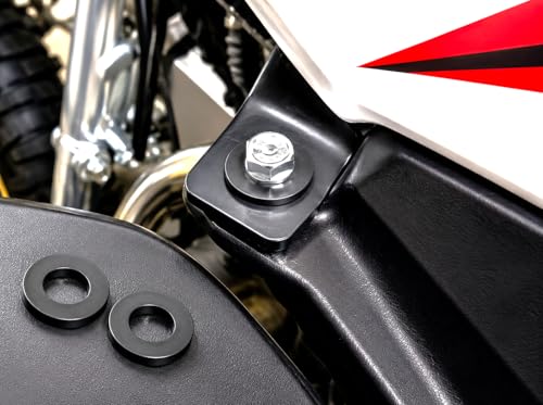 3/8" ID x 1" OD x 1/8" Oil Resistant Nitrile Rubber Washers, Vibration Isolation Spacers for Automotive Repair, Motorcycle Fairings, ATV Body Panels, Equipment Mounting (50) 50