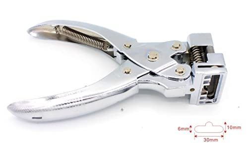 Heavy Duty Steel Handheld Hanger Hole Punch Airplane Shape Punch Euro Slot Punch Butterfly Hole Punch T-Hook Clamp Pliers for Paper PVC Card