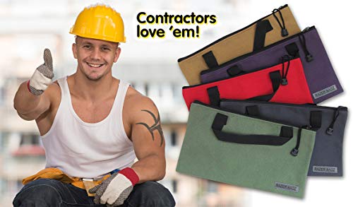 Rugged Canvas Tool Bags, Heavy-Duty Tool Organizers, Tool Holders (Set of 5)