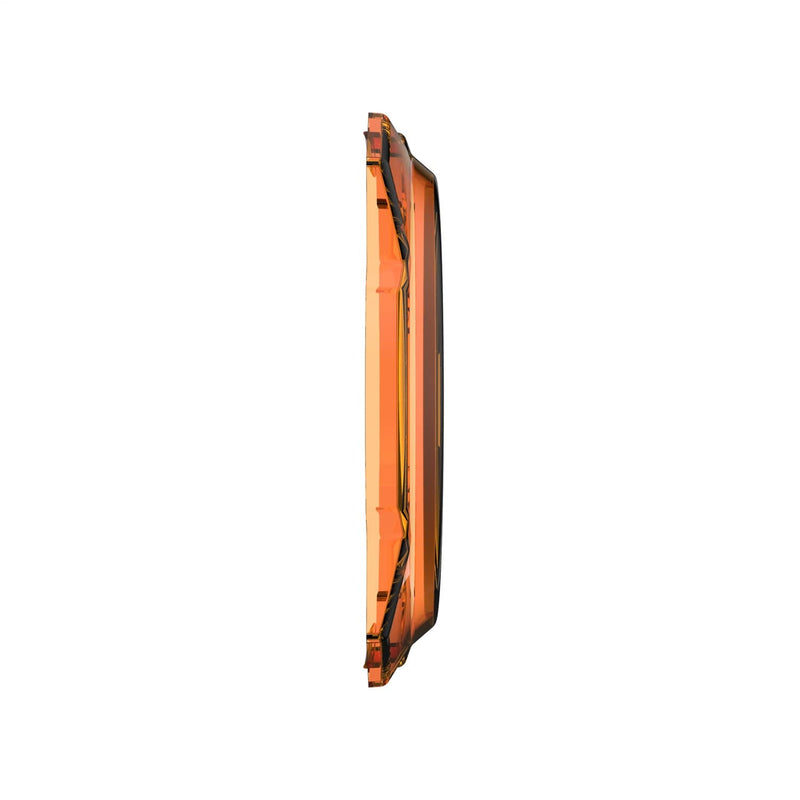 KC HiLiTES 5112 Gravity LED Pro6 Light Shield Cover 6 In. Amber Gravity LED Pro6 Light Shield Cover