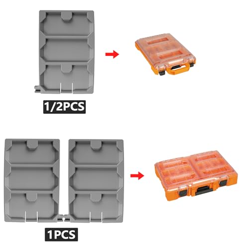 Adapter Board Compatible with Klein MODBOX | Compatible with Milwaukee Packout | Toolbox Snap-on Connector Adapter | Workshop Organization Solutions (1/2 Pcs) 1/2 Pcs