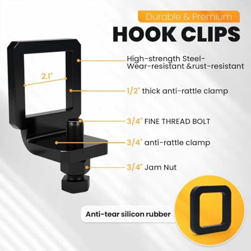 2-Inch Anti-Rattle Trailer Hitch Clamp 2 inch Hitch Clamp