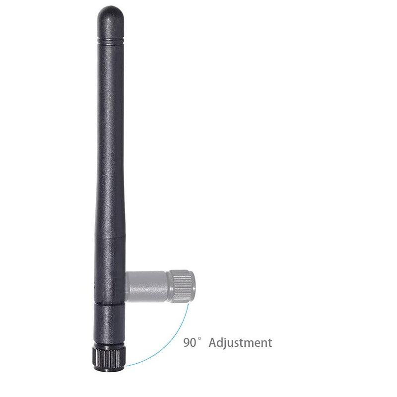 CORONIR Dual Band WiFi 2.4GHz 5GHz 5.8GHz 3dBi MIMO RP-SMA Male Antenna for WiFi Router Signal Booster Repeater Wireless Network Card USB Adapter Security IP Camera Video Surveillance Monitor-4Pack Pack of 4