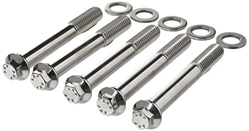 ARP 6233000 5-Pack Of Stainless Steel Hex Bolts, Size 3/8-16, 3.000 Under Head Length